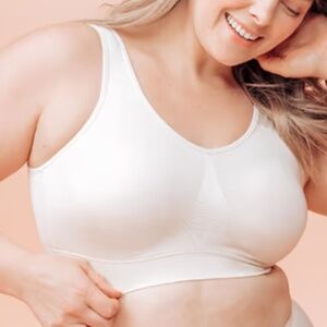 Shapermint Truekind® Daily Comfort Wireless Shaper Bra Sz 4XL White